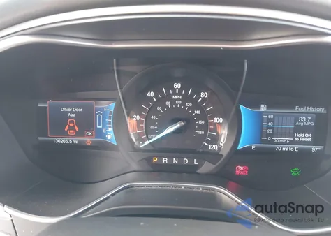 2015 Ford Fusion Hybrid S из США, поврежденный, VIN 3FA6P0UU1FR106345